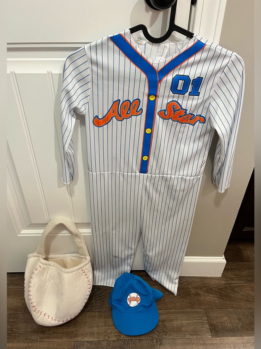 Rubie’s Little Champs All Stars Baseball Costume 💙🧡⚾️